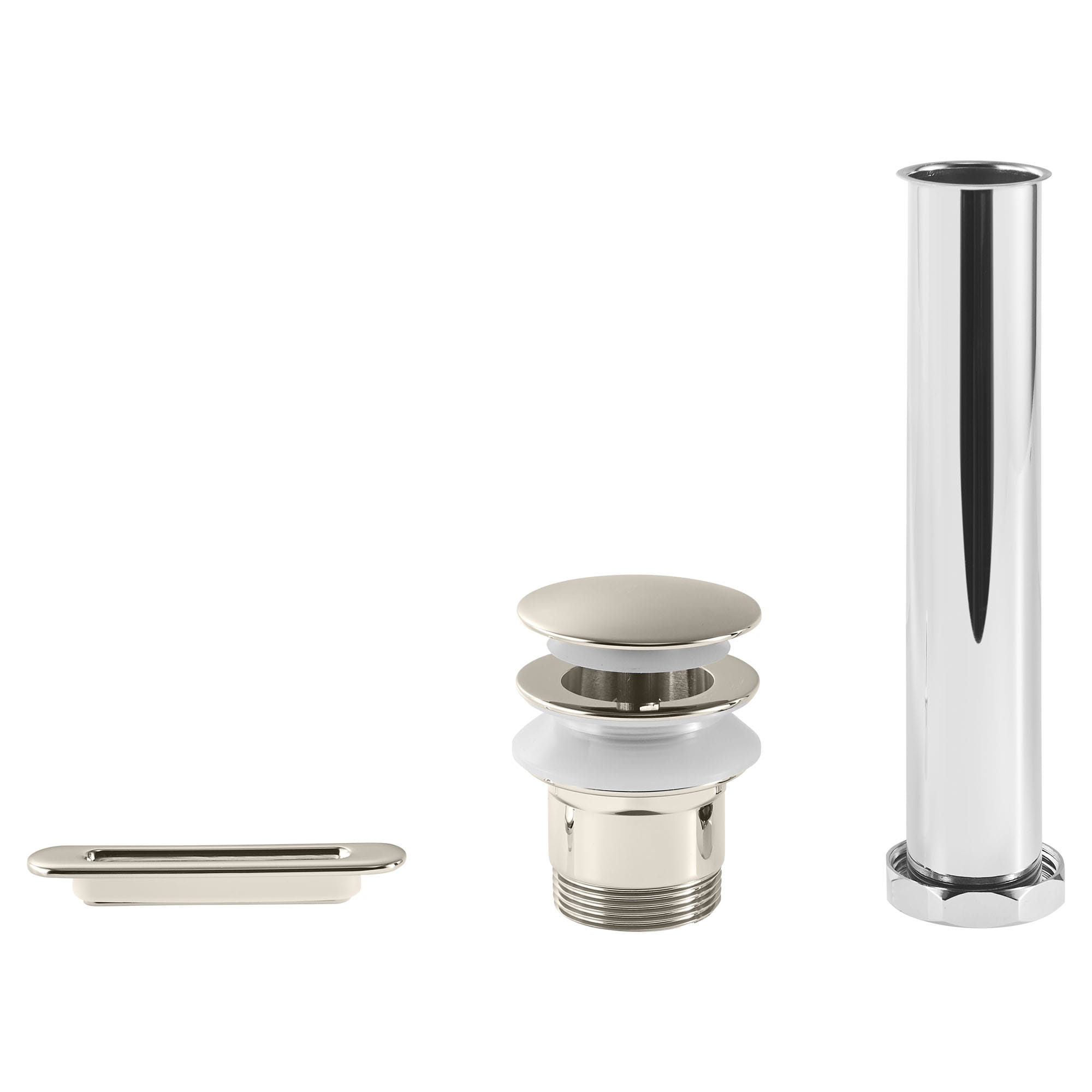 Townsend Freestanding Bathtub Overflow Cover and Drain Kit POLISHED  NICKEL